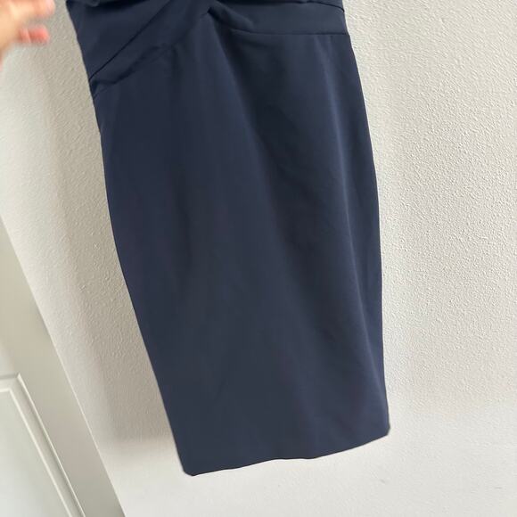 Lauren Ralph Lauren Crepe Off-the-Shoulder Cocktail Dress Size 4 New - Picture 4 of 8